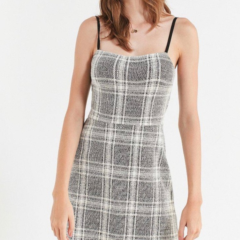 UO Cher Straight-Neck Mini Dress size XL